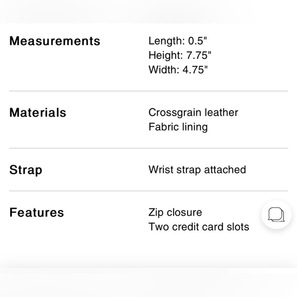 NWT Coach zippered clutch - Picture 4 of 5